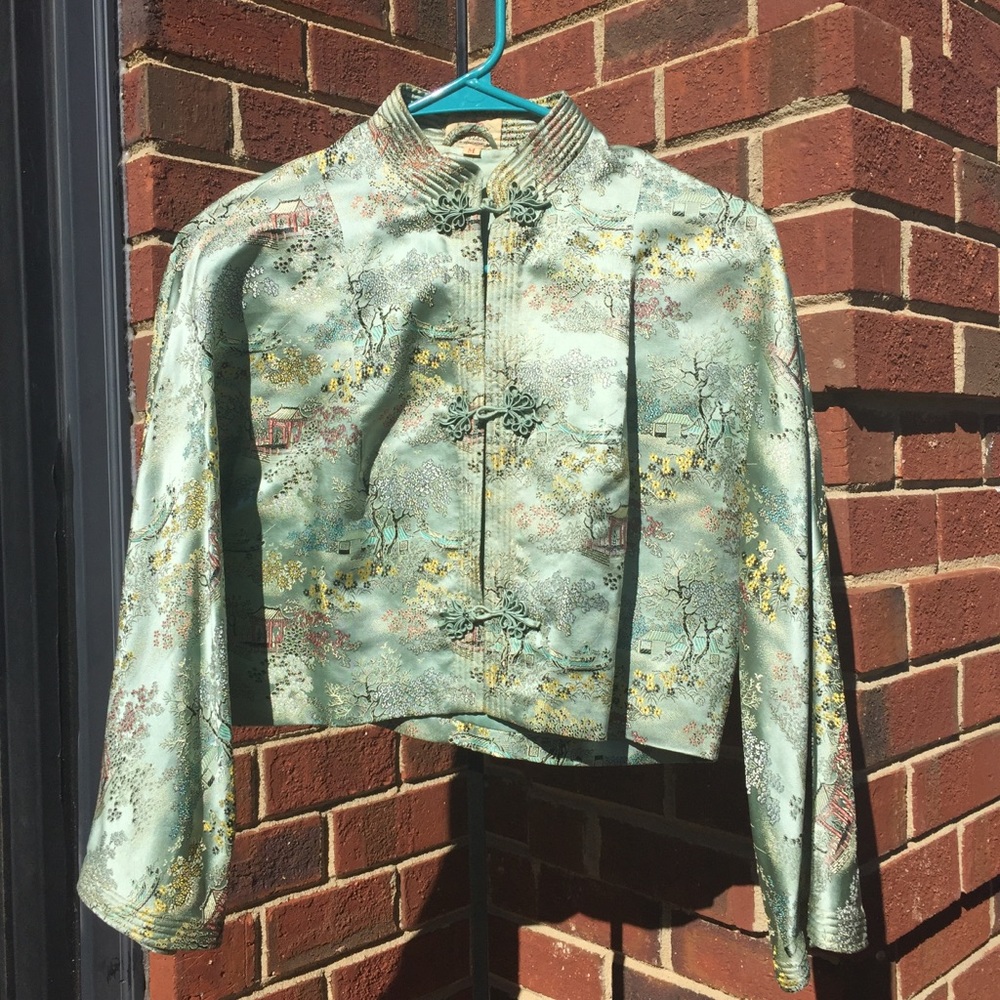 Vintage Dynasty Hong Kong Silk Jacket